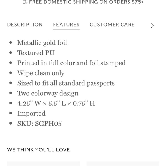 NEW Rifle Paper Co. Safari Passport Holder - Picture 3 of 6